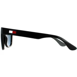 Tommy Hilfiger Square^Sunglasses TH 1557/S 807 UZ Black Red Mirror