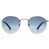 Tommy Hilfiger Round^Sunglasses TH 1572/S 010 Palladium Silver Blue Gradient