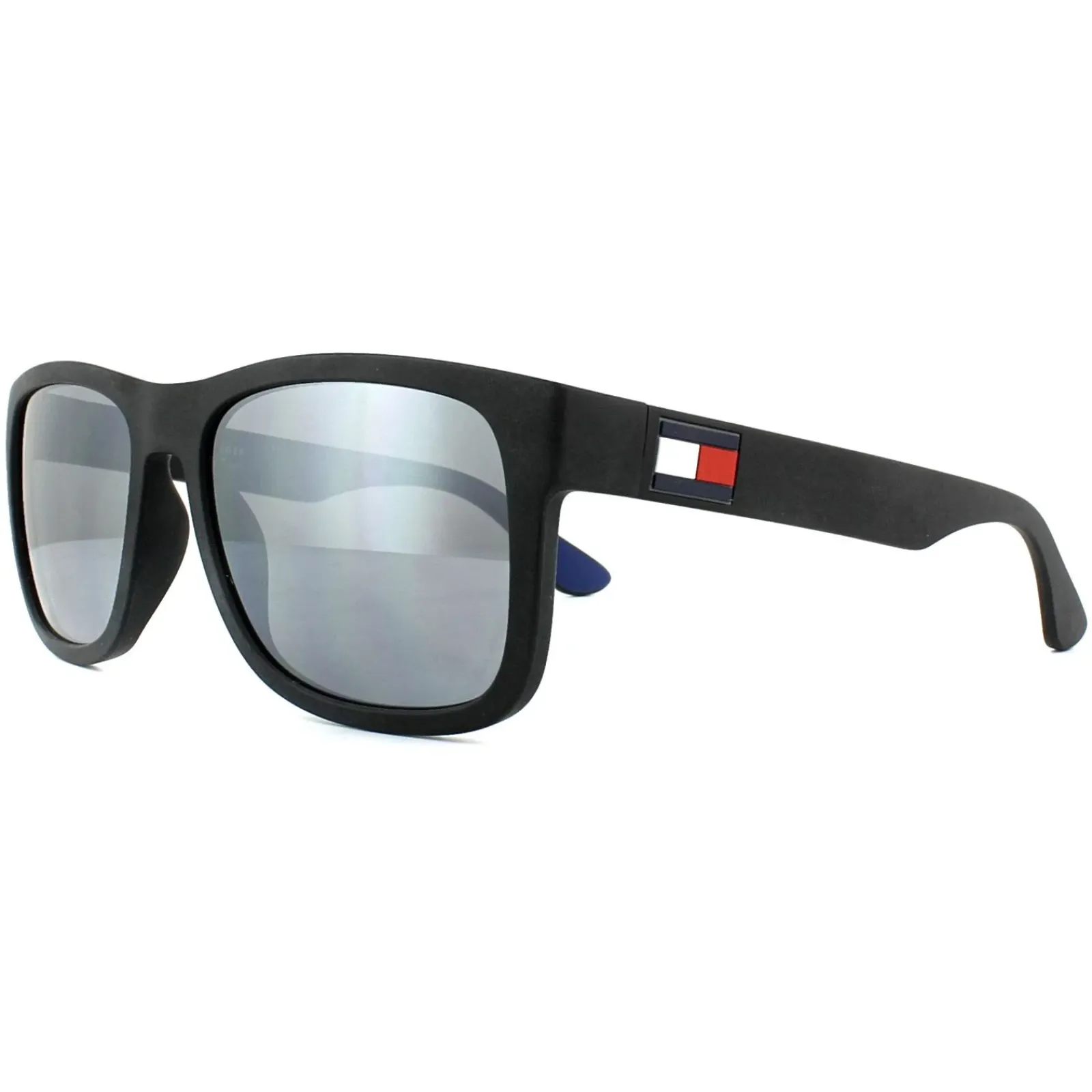 Tommy Hilfiger Rectangle^Sunglasses TH 1556/S D51 T4 Black Grey Mirror