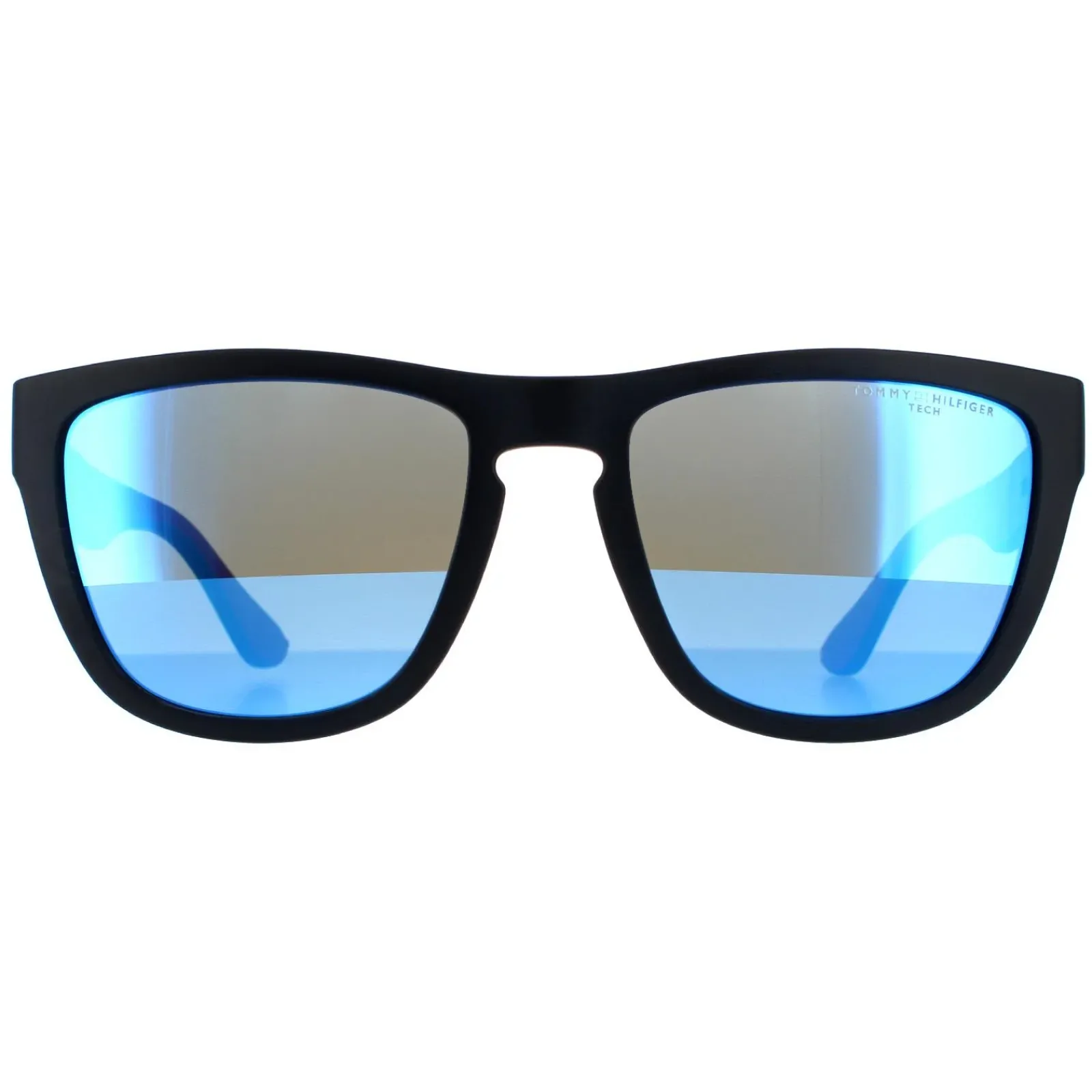 Tommy Hilfiger Square^Sunglasses TH 1557/S FLL ZS Matte Blue Blue Mirror