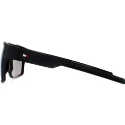 Tommy Hilfiger Rectangle^Sunglasses TH 1805/S 003 T4 Matte Black Grey Mirror