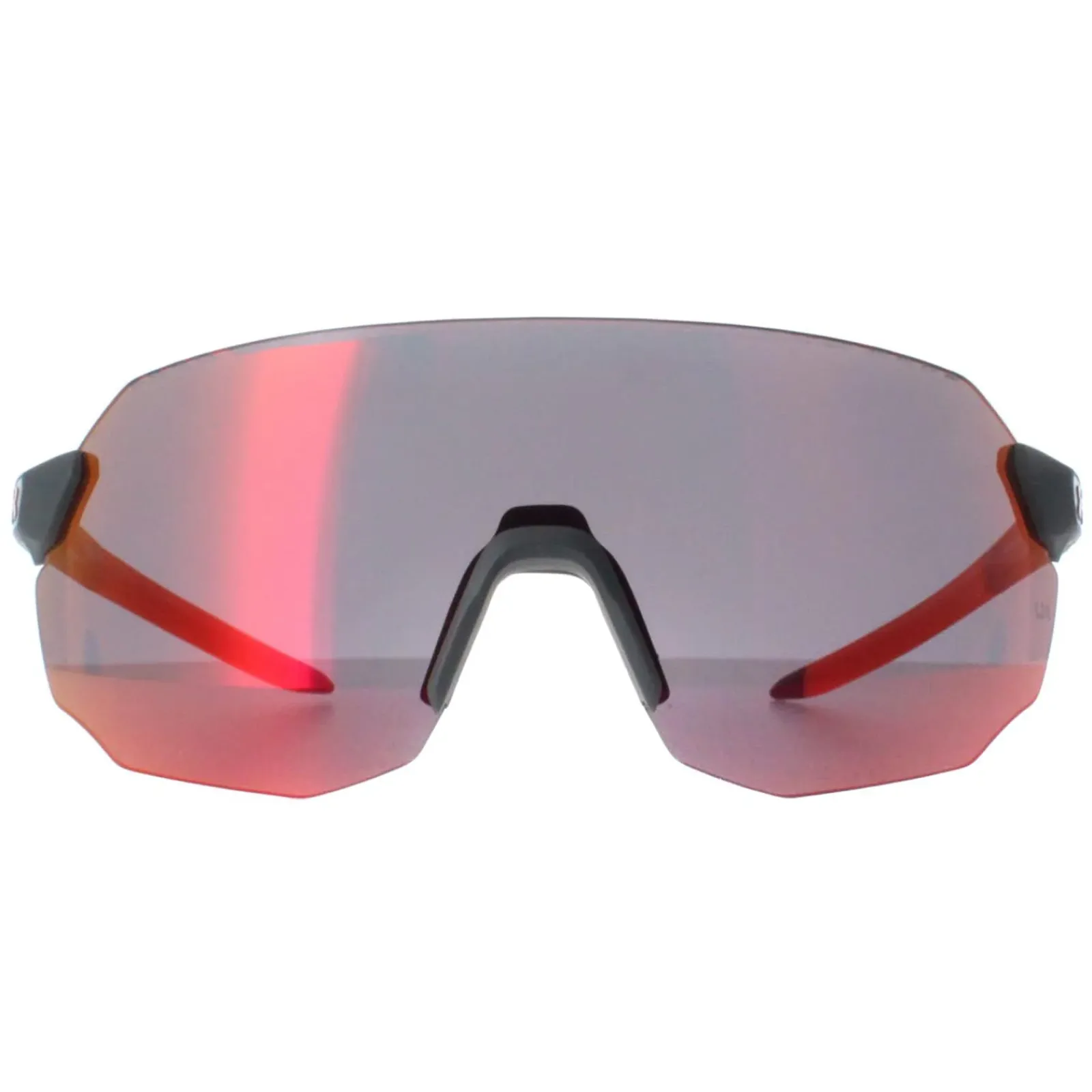 Under Armour Sport^Sunglasses Halftime 2M8 Matte Grey Orange Ruby Red Mirror
