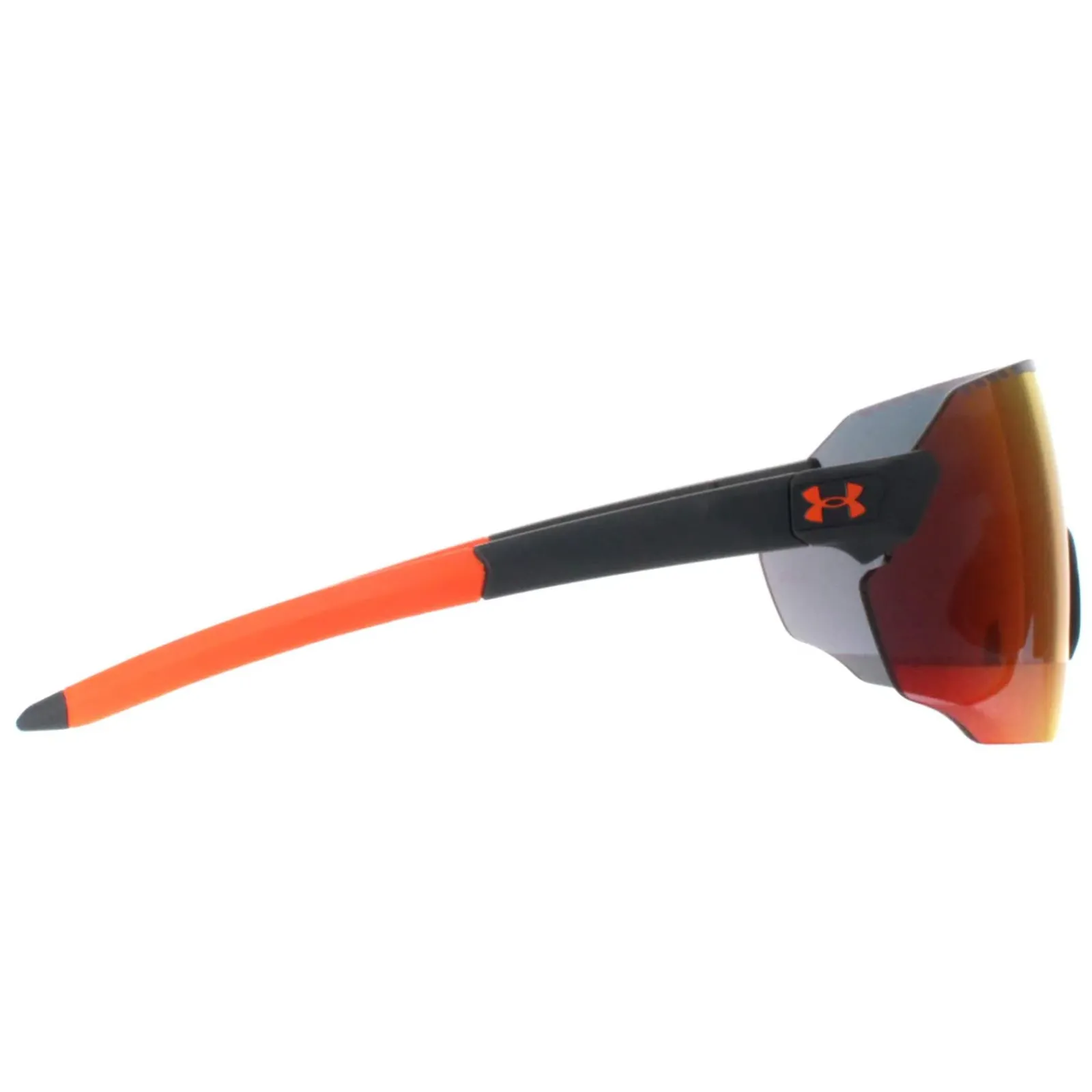 Under Armour Sport^Sunglasses Halftime 2M8 Matte Grey Orange Ruby Red Mirror