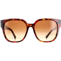 Valentino Square^Sunglasses VA4111 519413 Red Havana Brown Gradient