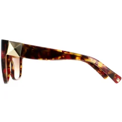 Valentino Square^Sunglasses VA4111 519413 Red Havana Brown Gradient