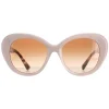 Valentino Butterfly^Sunglasses VA4113 517413 Antique Pink Havana Brown Gradient