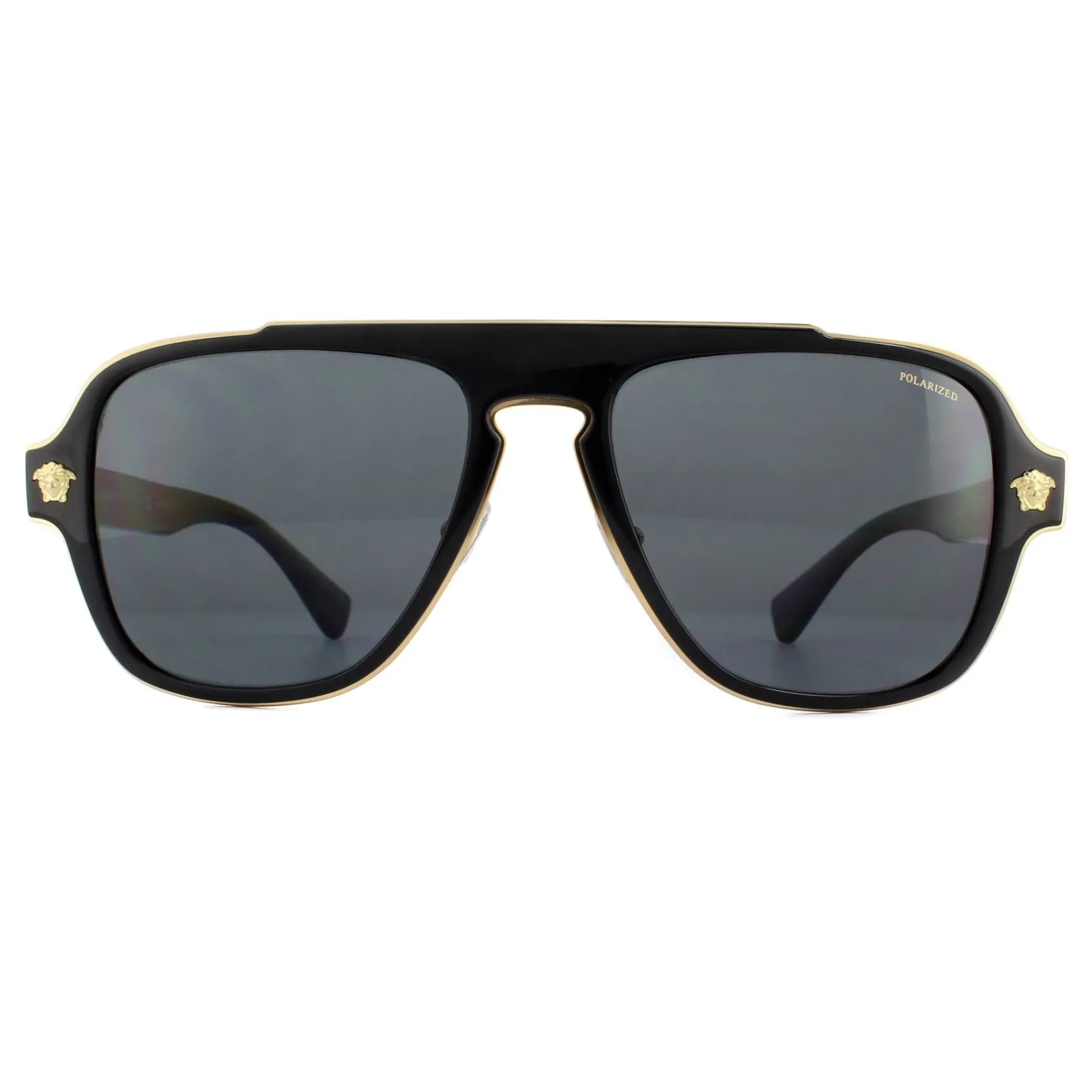 Versace Versace|Polarised^Sunglasses VE2199 100281 Black Grey Polarized
