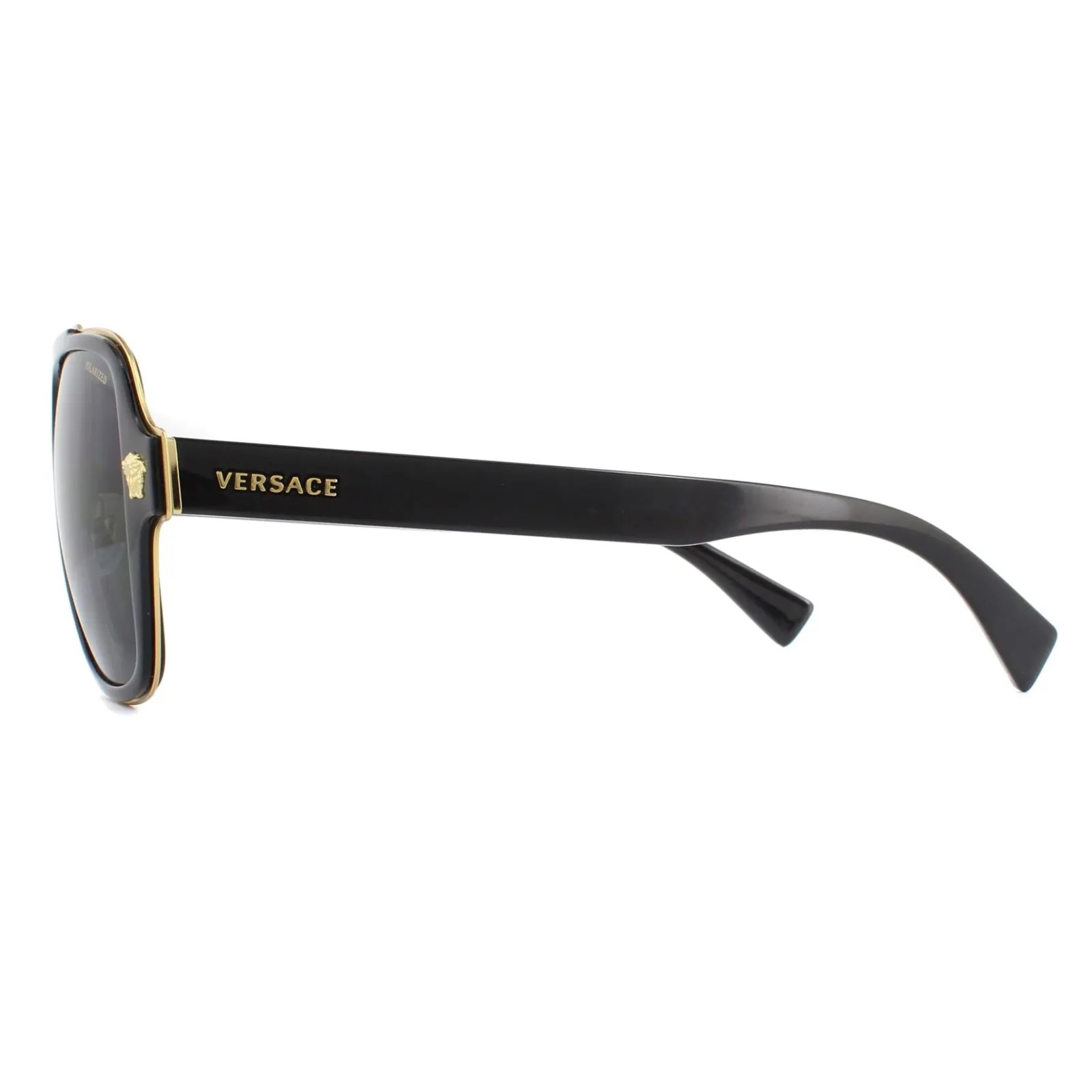 Versace Versace|Polarised^Sunglasses VE2199 100281 Black Grey Polarized