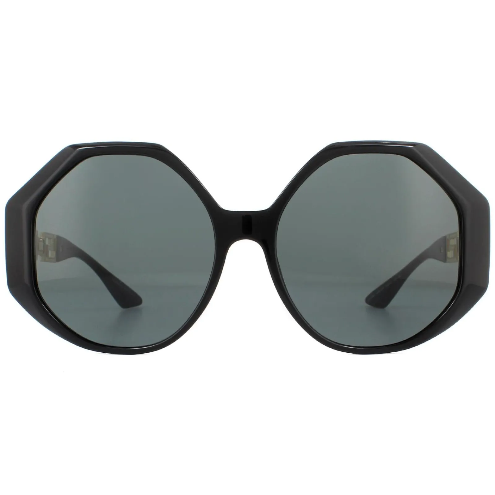 Versace Square|Versace^Sunglasses VE4395 534587 Black Dark Grey