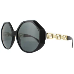 Versace Square|Versace^Sunglasses VE4395 534587 Black Dark Grey