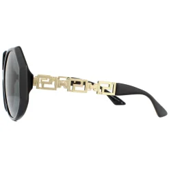 Versace Square|Versace^Sunglasses VE4395 534587 Black Dark Grey