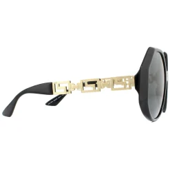Versace Square|Versace^Sunglasses VE4395 534587 Black Dark Grey