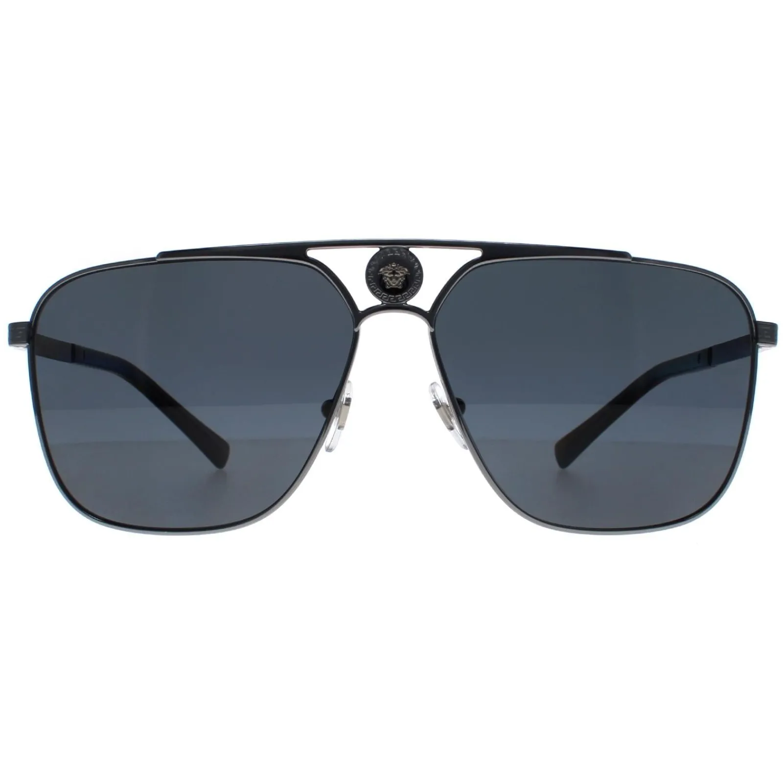 Versace Versace|Rectangle^Sunglasses VE2238 100181 Gunmetal Dark Grey Polarized