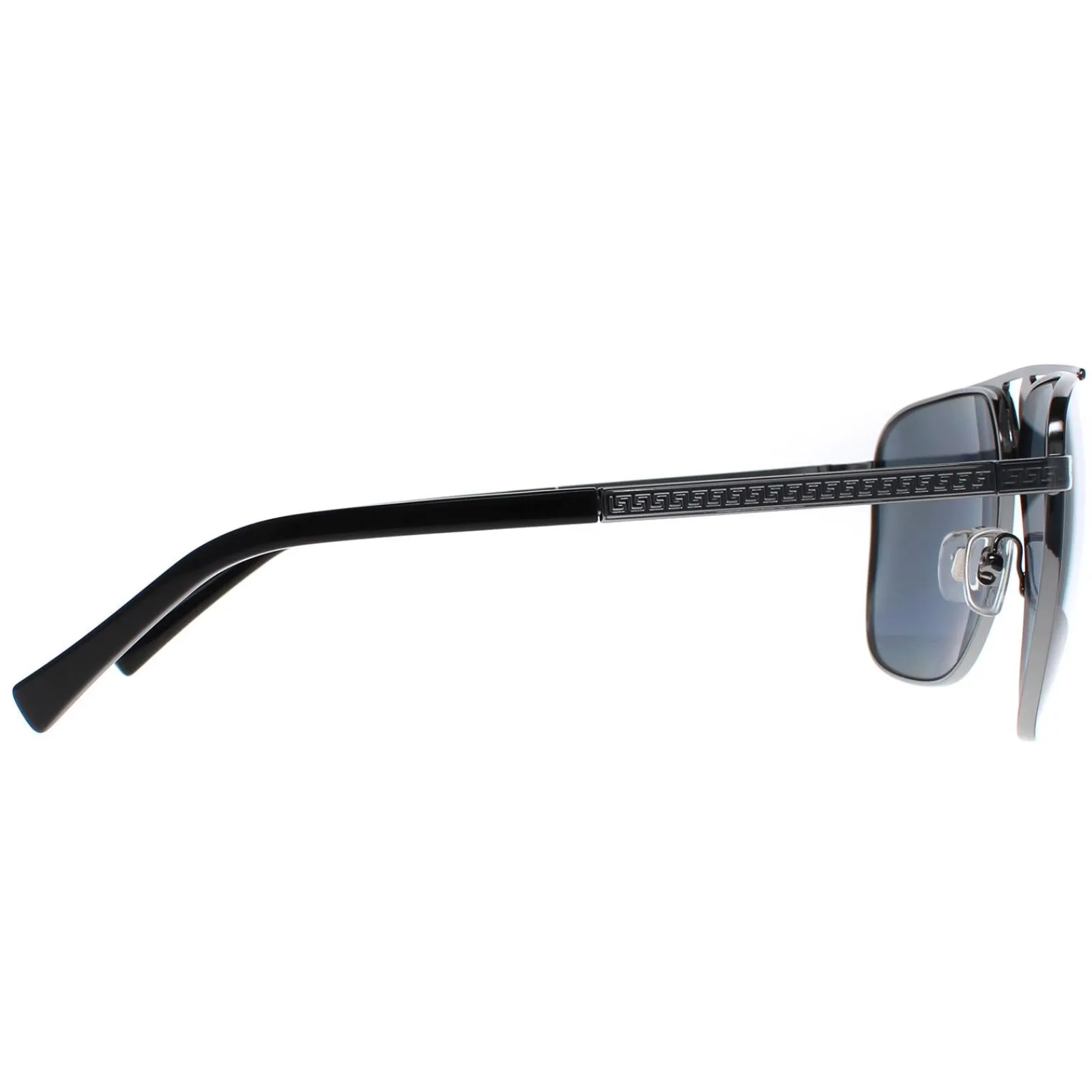 Versace Versace|Rectangle^Sunglasses VE2238 100181 Gunmetal Dark Grey Polarized