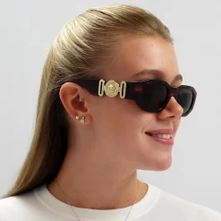 Versace Versace|Rectangle^Sunglasses VE4361 521773 Havana Dark Brown