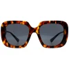 Versace Square|Versace^Sunglasses VE4434 511987 Light Havana Dark Grey