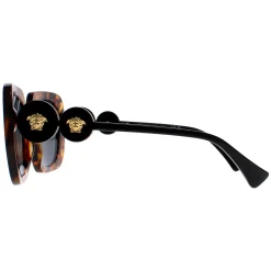 Versace Square|Versace^Sunglasses VE4434 511987 Light Havana Dark Grey