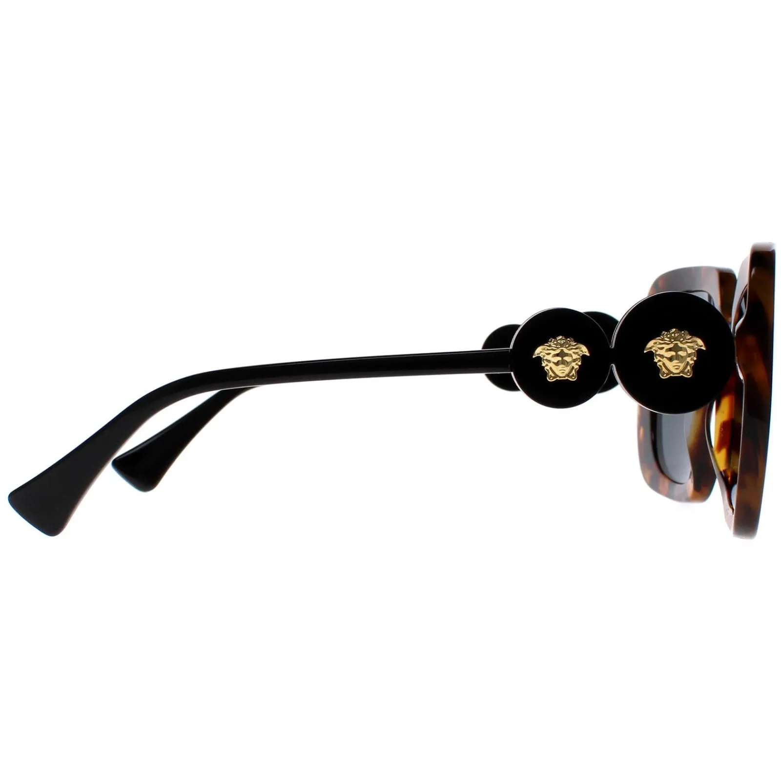 Versace Square|Versace^Sunglasses VE4434 511987 Light Havana Dark Grey