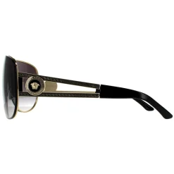 Versace Versace|Shield^Sunglasses VE2166 12528G Pale Gold Grey Gradient