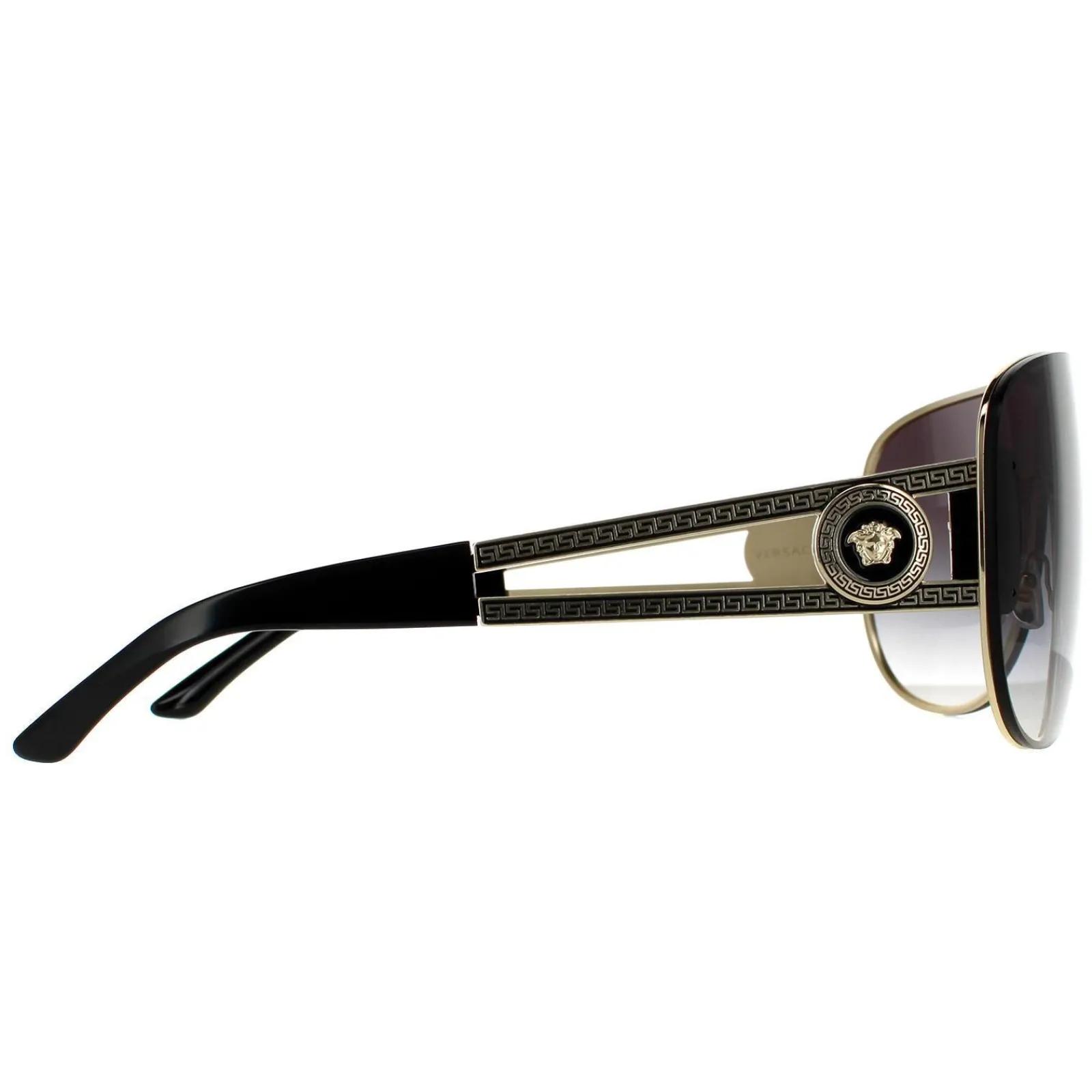 Versace Versace|Shield^Sunglasses VE2166 12528G Pale Gold Grey Gradient