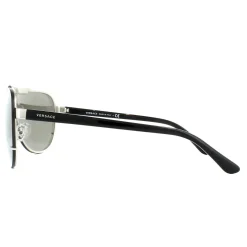 Versace Versace|Shield^Sunglasses VE2140 10006G Silver Light Grey Silver Mirror