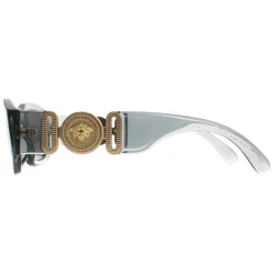 Versace Rectangle^Sunglasses VE4361 311/6G Transparent Grey Light Grey Silver Mi