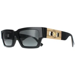 Versace Rectangle^Sunglasses VE4459 GB1/87 Black Dark Grey