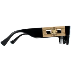 Versace Rectangle^Sunglasses VE4459 GB1/87 Black Dark Grey