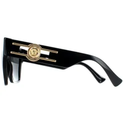 Versace Square|Versace^Sunglasses VE4458 GB1/87 Black Dark Grey