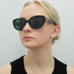Versace Versace|Cat-Eye^Sunglasses VE4378 GB1/87 Black Grey