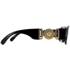 Versace Rectangle^Sunglasses VE4361 GB1/87 Black Dark Grey