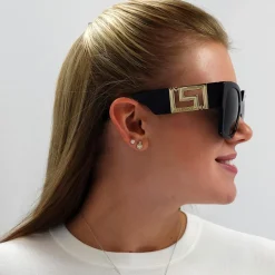 Versace Square|Versace^Sunglasses VE4402 GB1/87 Black Dark Grey