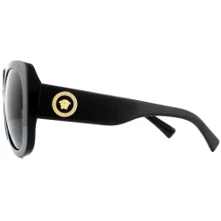 Versace Versace|Square^Sunglasses VE4387 GB1/87 Black Dark Grey
