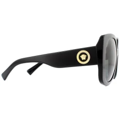 Versace Versace|Square^Sunglasses VE4387 GB1/87 Black Dark Grey