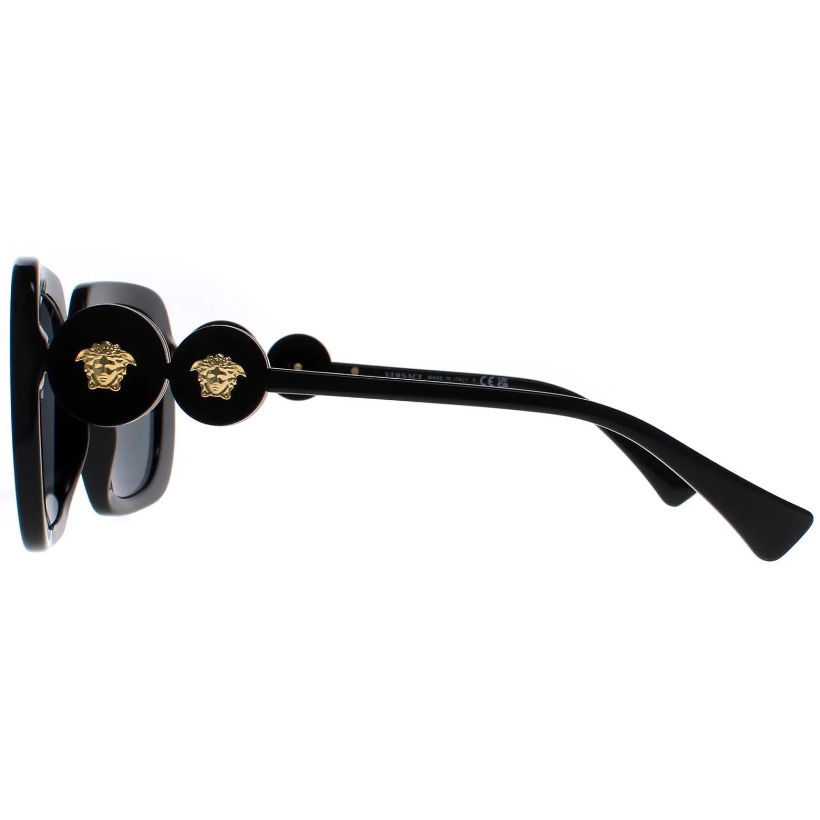 Versace Square|Versace^Sunglasses VE4434 GB1/87 Black Dark Grey