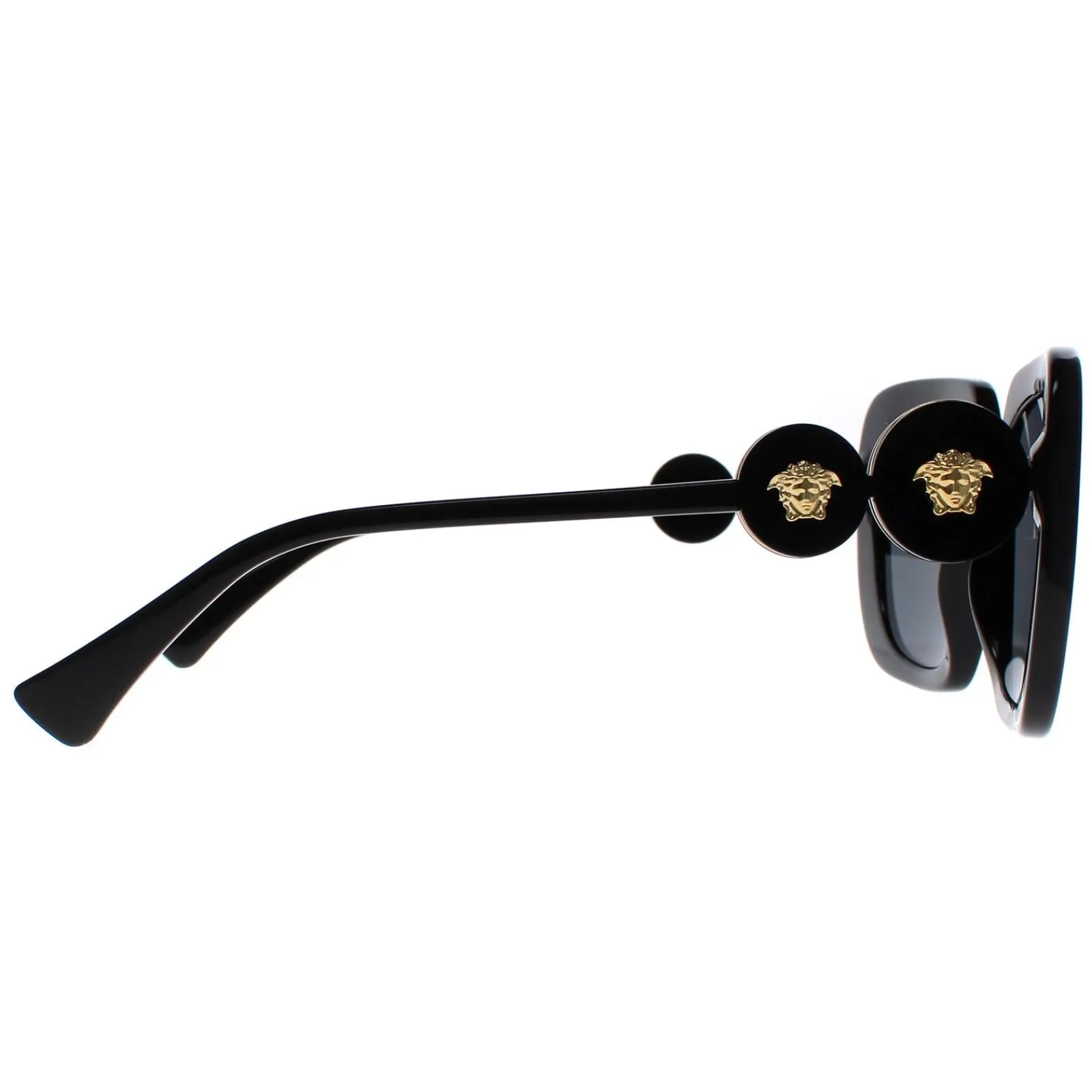 Versace Square|Versace^Sunglasses VE4434 GB1/87 Black Dark Grey