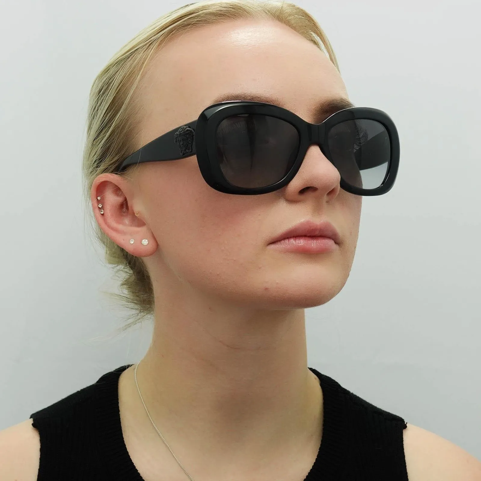 Versace Versace|Butterfly^Sunglasses VE4317 GB1/8G Black Grey Gradient