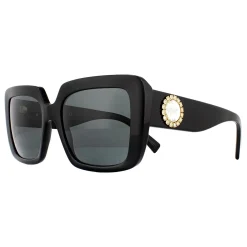 Versace Square|Versace^Sunglasses VE4384B GB1/87 Black Grey