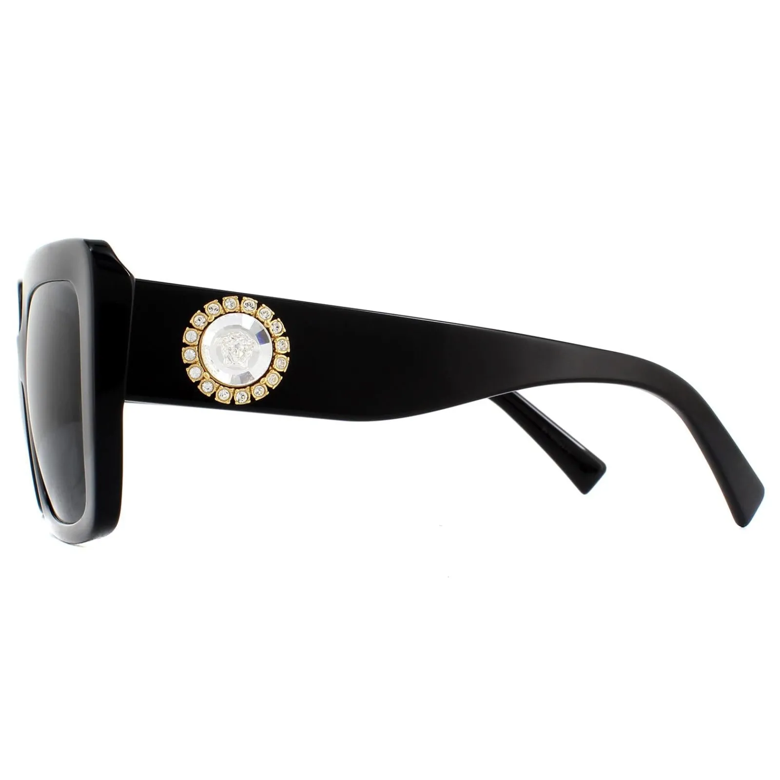 Versace Square|Versace^Sunglasses VE4384B GB1/87 Black Grey