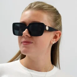 Versace Square|Versace^Sunglasses VE4384B GB1/87 Black Grey