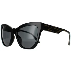 Versace Versace|Cat-Eye^Sunglasses VE4417U 535887 Black Pattern Dark Grey