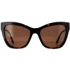 Versace Versace|Cat-Eye^Sunglasses VE4417U 535973 Havana Pattern Dark Brown