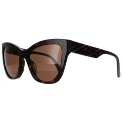 Versace Versace|Cat-Eye^Sunglasses VE4417U 535973 Havana Pattern Dark Brown