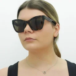 Versace Versace|Cat-Eye^Sunglasses VE4417U 535973 Havana Pattern Dark Brown