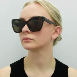 Versace Versace|Cat-Eye^Sunglasses VE4417U 535973 Havana Pattern Dark Brown