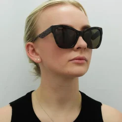 Versace Versace|Cat-Eye^Sunglasses VE4417U 535973 Havana Pattern Dark Brown