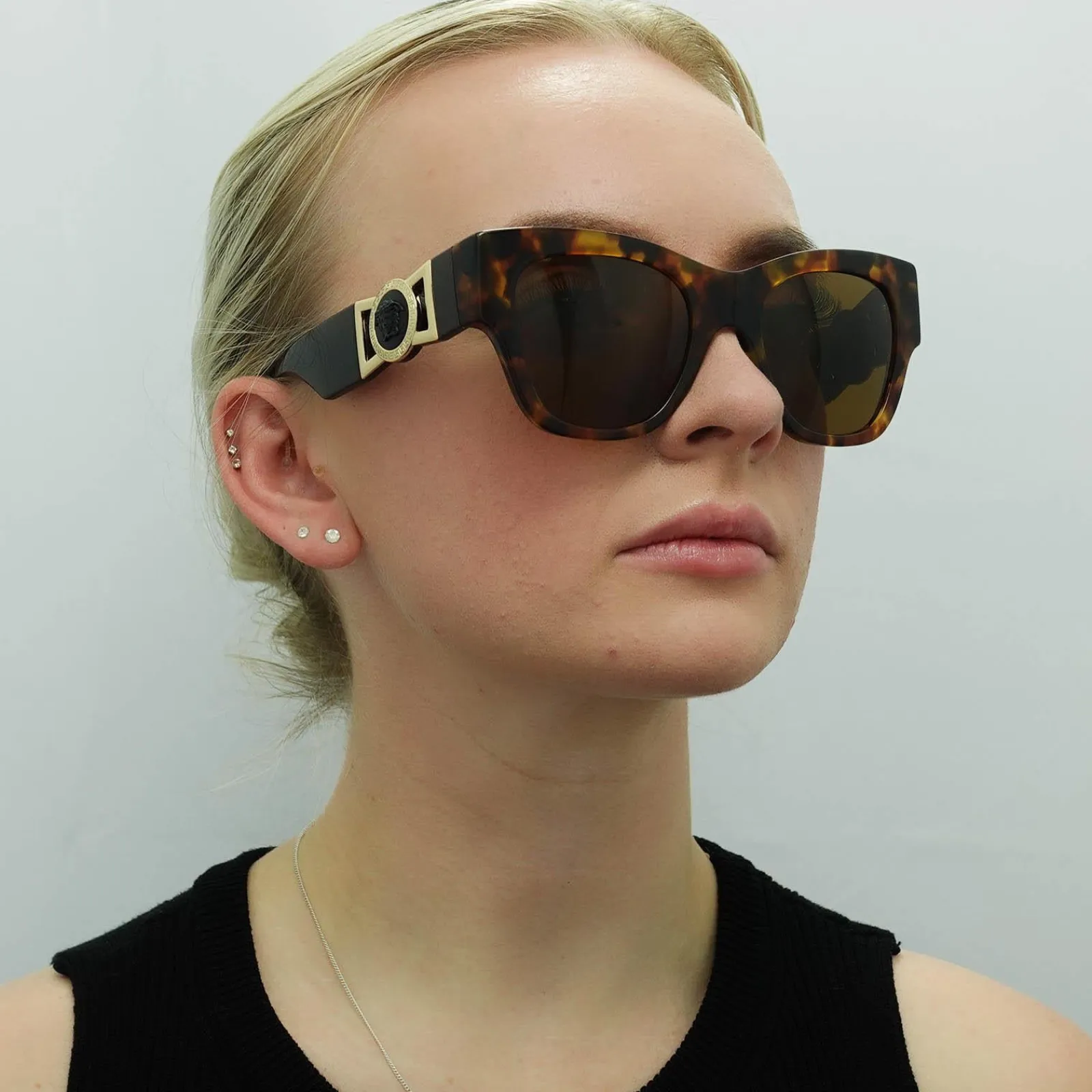 Versace Versace|Cat-Eye^Sunglasses VE4415U 511963 Havana Dark Bronze