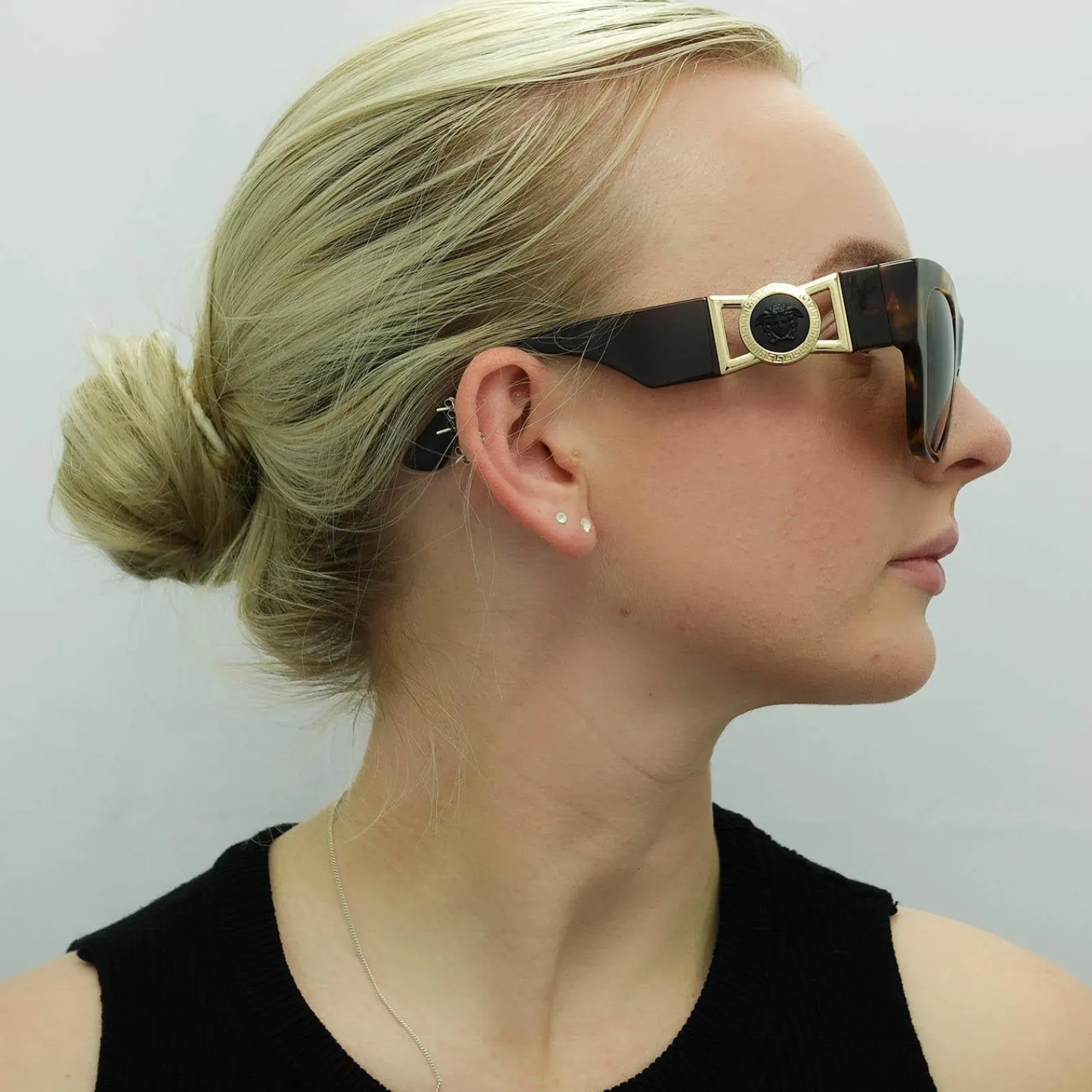 Versace Versace|Cat-Eye^Sunglasses VE4415U 511963 Havana Dark Bronze